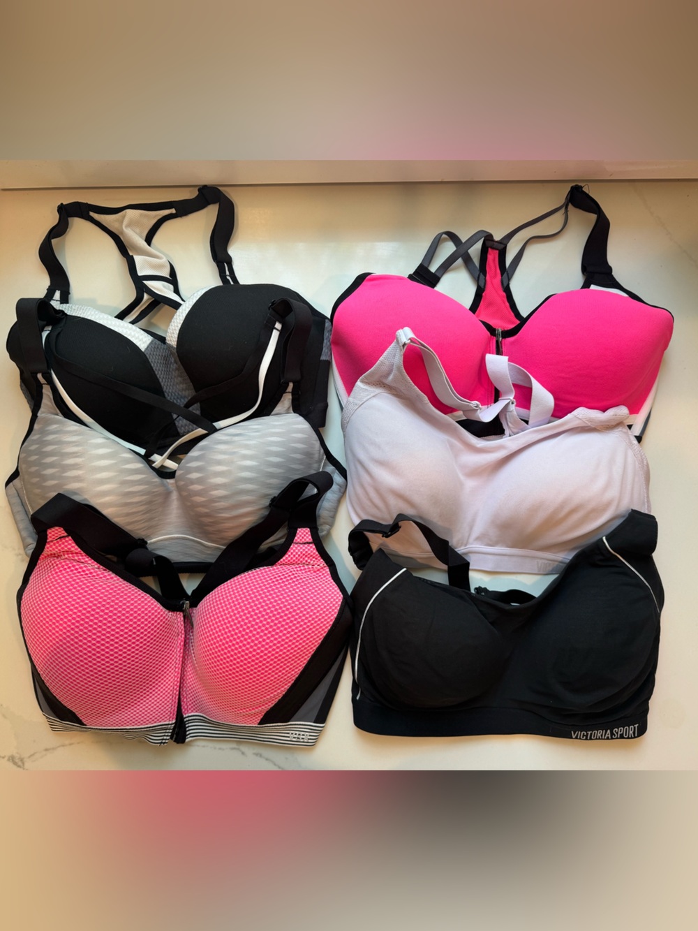 Lot of Victorias Secret Sports Bras 32D/ 32DD